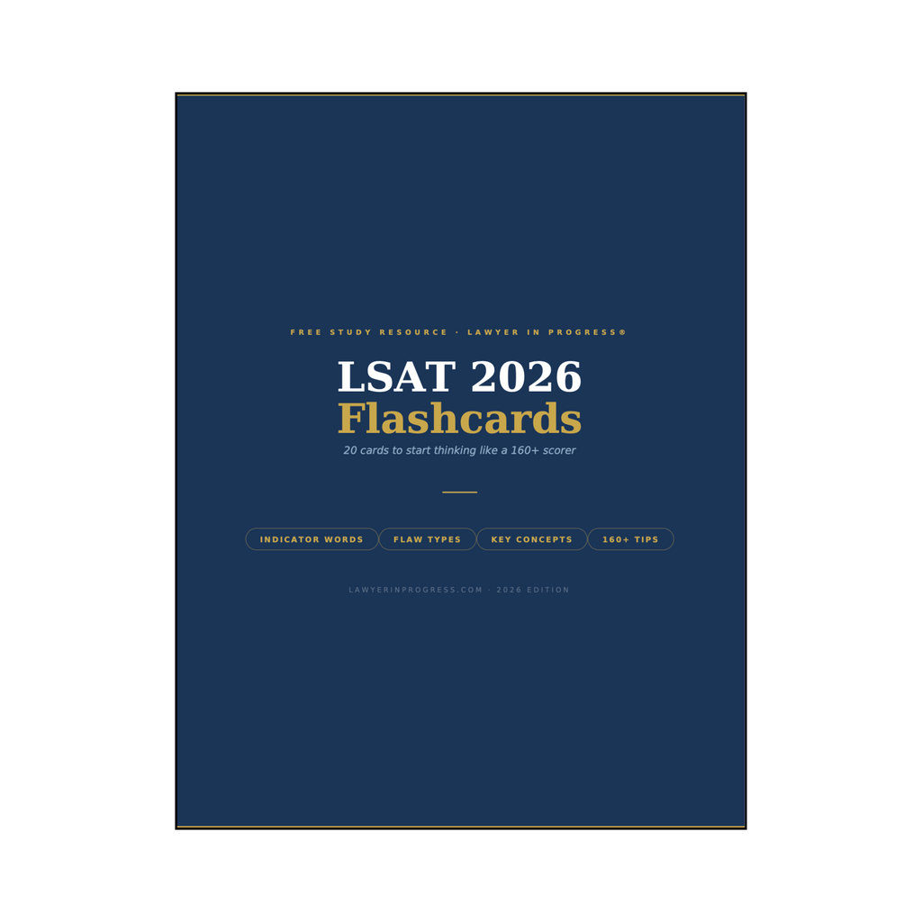 LSAT 2026 Flashcards (20)