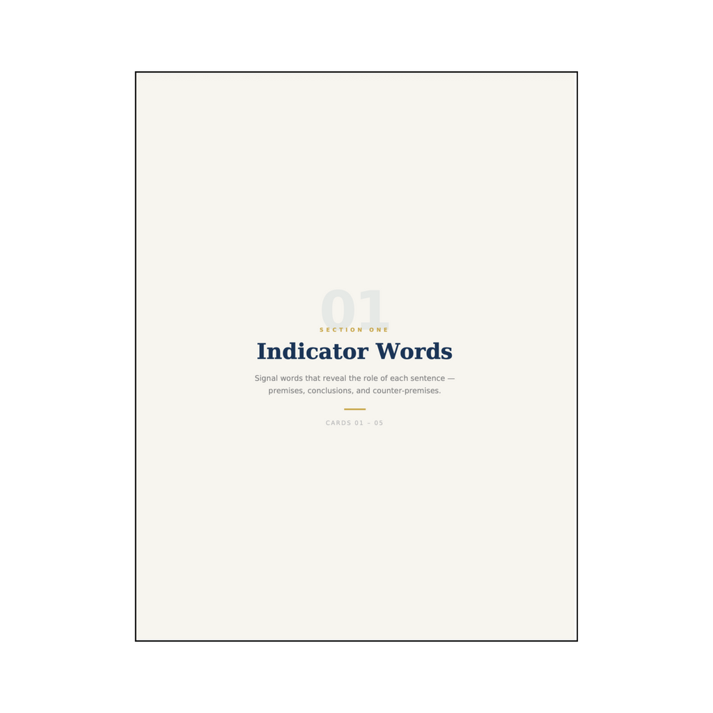 LSAT 2026 Flashcards (20)