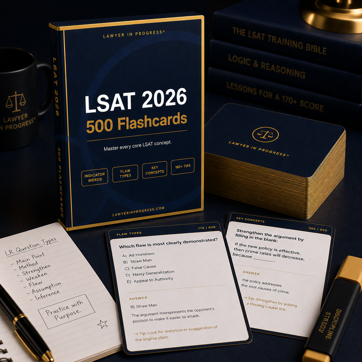 LSAT 2026 Flashcards (500)